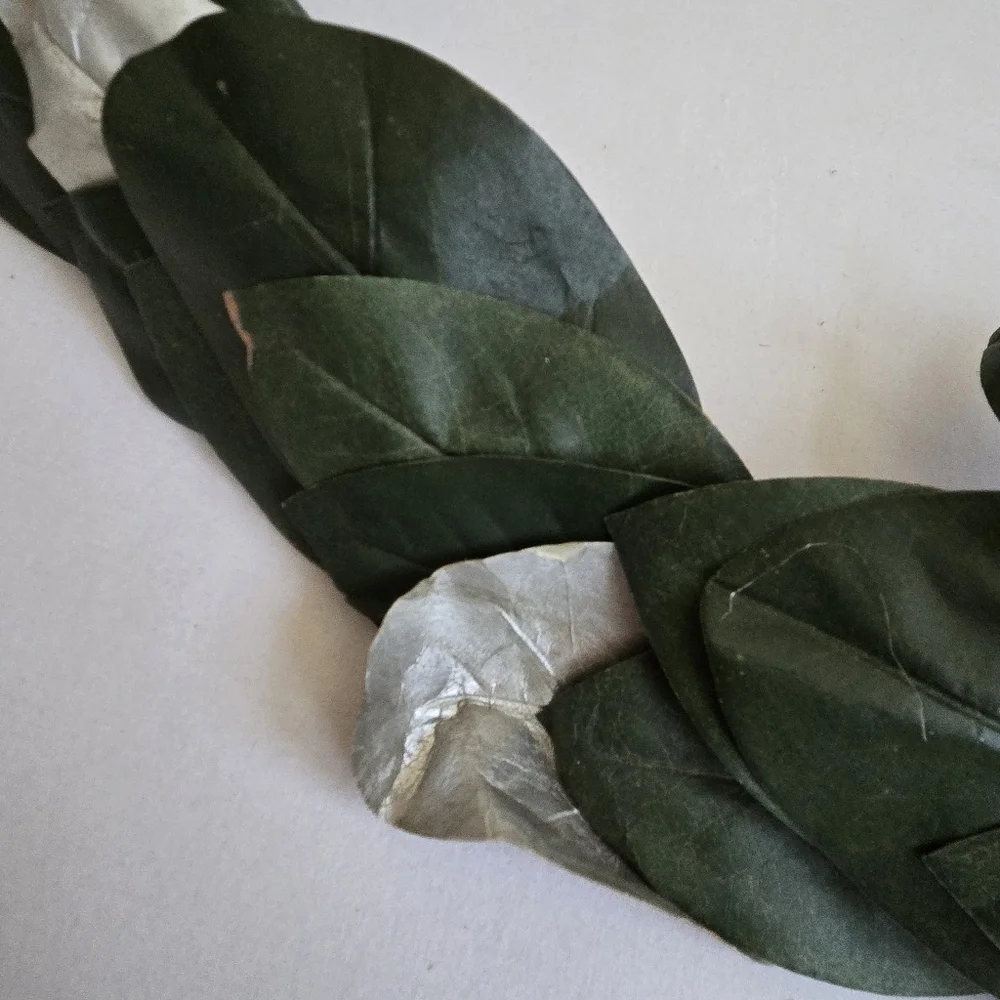 Pottery Barn Magnolia Leaf Garland READ READ READ
